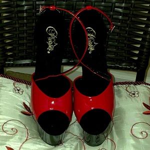 Red and Black Platform Heels ADORE-789
Pleaser
